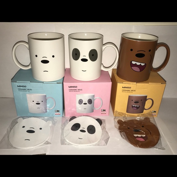Other We Bare Bears Ceramic Mug Set Poshmark